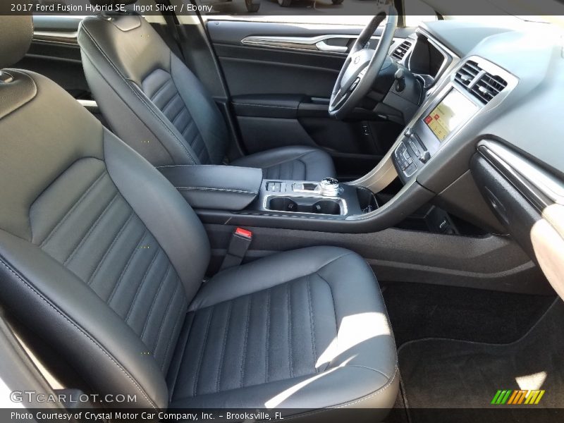 Ingot Silver / Ebony 2017 Ford Fusion Hybrid SE