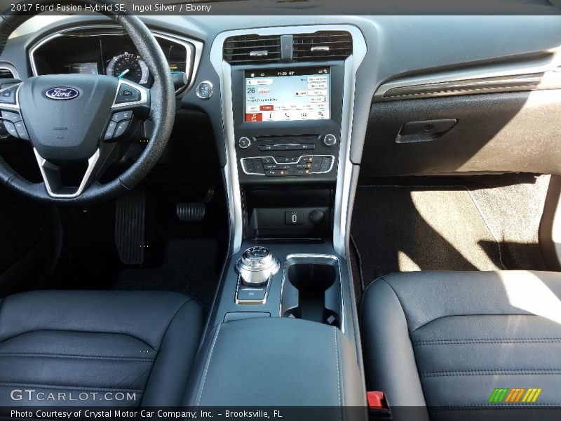 Ingot Silver / Ebony 2017 Ford Fusion Hybrid SE