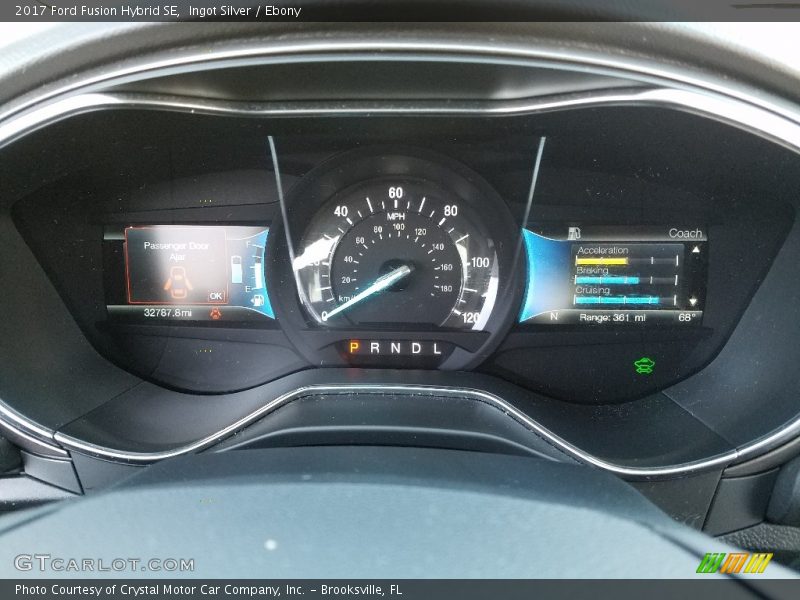Ingot Silver / Ebony 2017 Ford Fusion Hybrid SE
