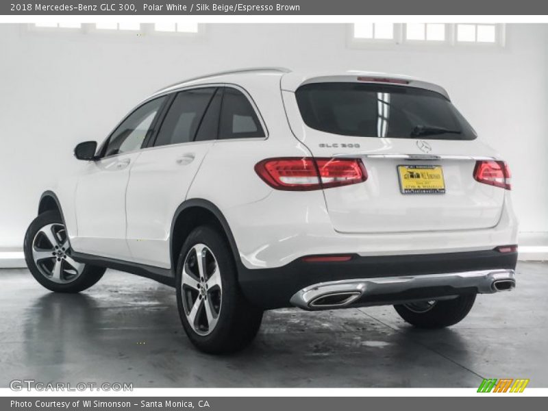 Polar White / Silk Beige/Espresso Brown 2018 Mercedes-Benz GLC 300