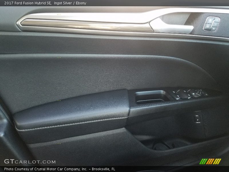 Ingot Silver / Ebony 2017 Ford Fusion Hybrid SE