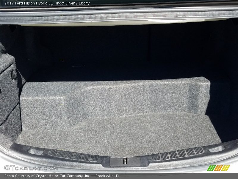 Ingot Silver / Ebony 2017 Ford Fusion Hybrid SE