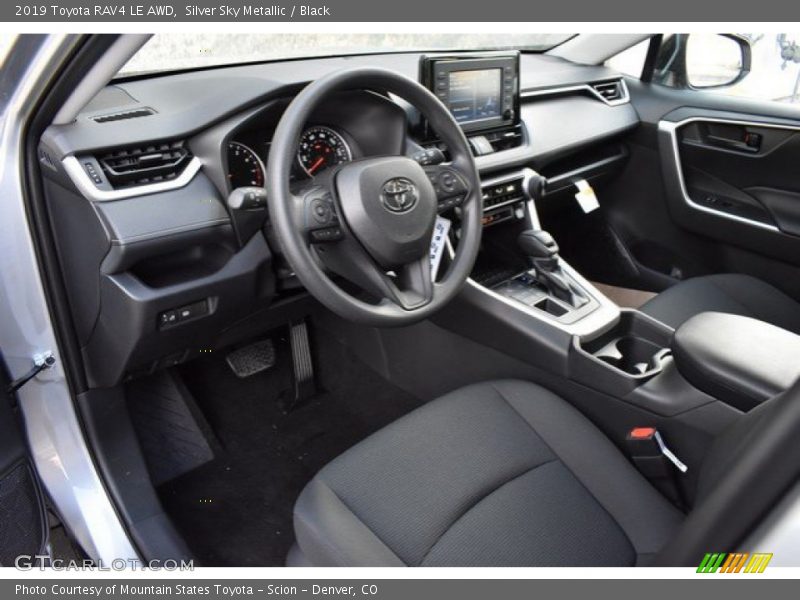  2019 RAV4 LE AWD Black Interior