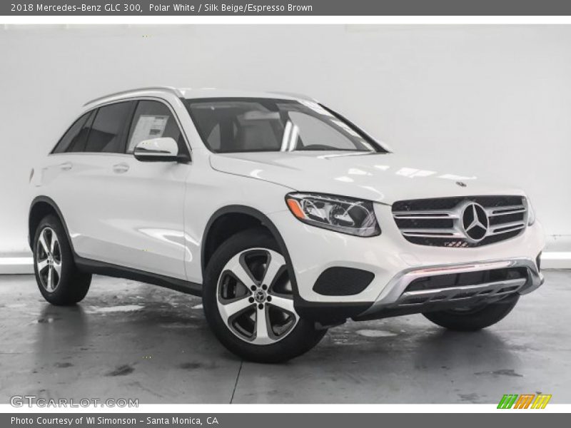 Polar White / Silk Beige/Espresso Brown 2018 Mercedes-Benz GLC 300