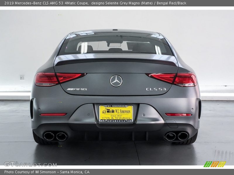 designo Selenite Grey Magno (Matte) / Bengal Red/Black 2019 Mercedes-Benz CLS AMG 53 4Matic Coupe