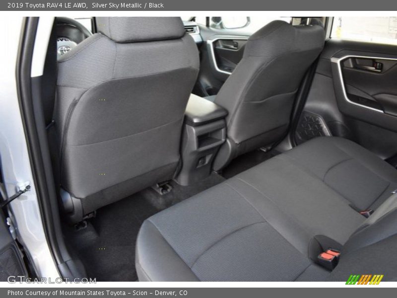 Silver Sky Metallic / Black 2019 Toyota RAV4 LE AWD