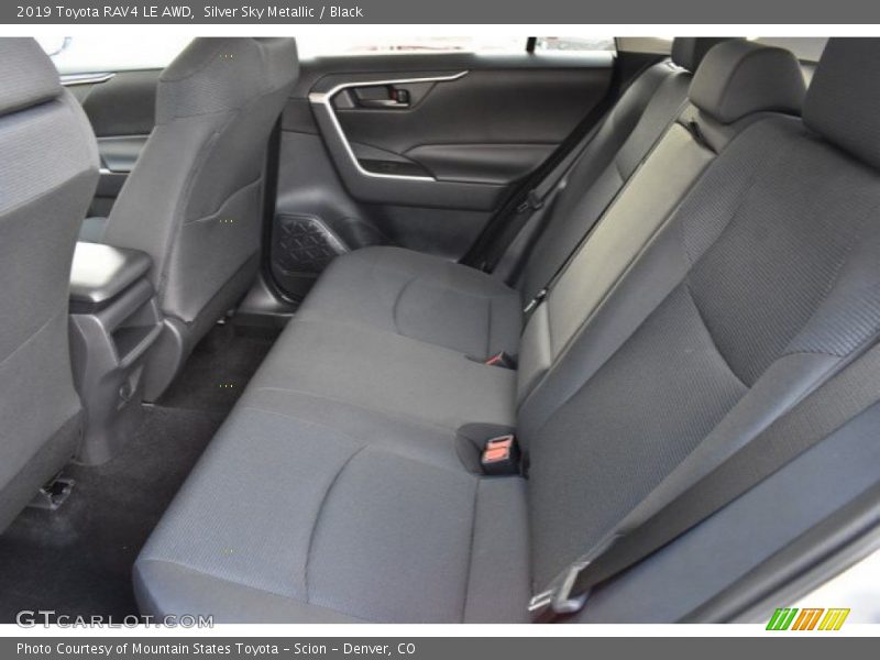 Silver Sky Metallic / Black 2019 Toyota RAV4 LE AWD