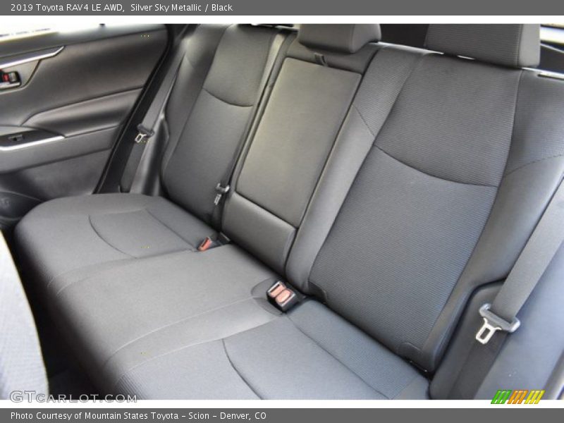 Silver Sky Metallic / Black 2019 Toyota RAV4 LE AWD