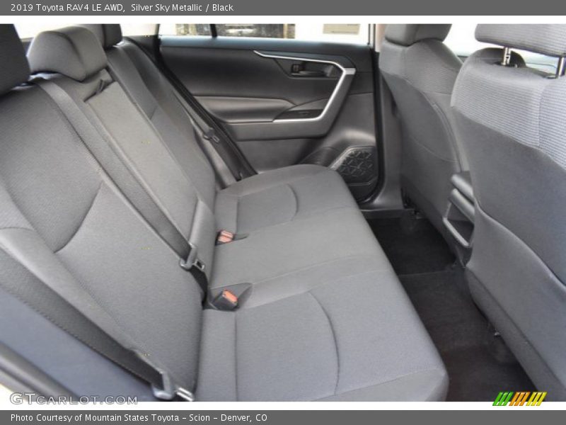 Rear Seat of 2019 RAV4 LE AWD