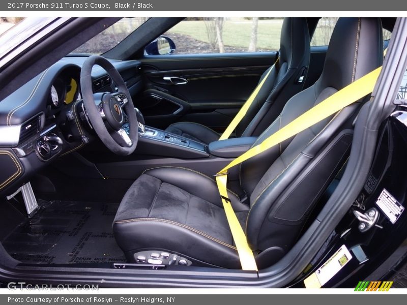 Front Seat of 2017 911 Turbo S Coupe