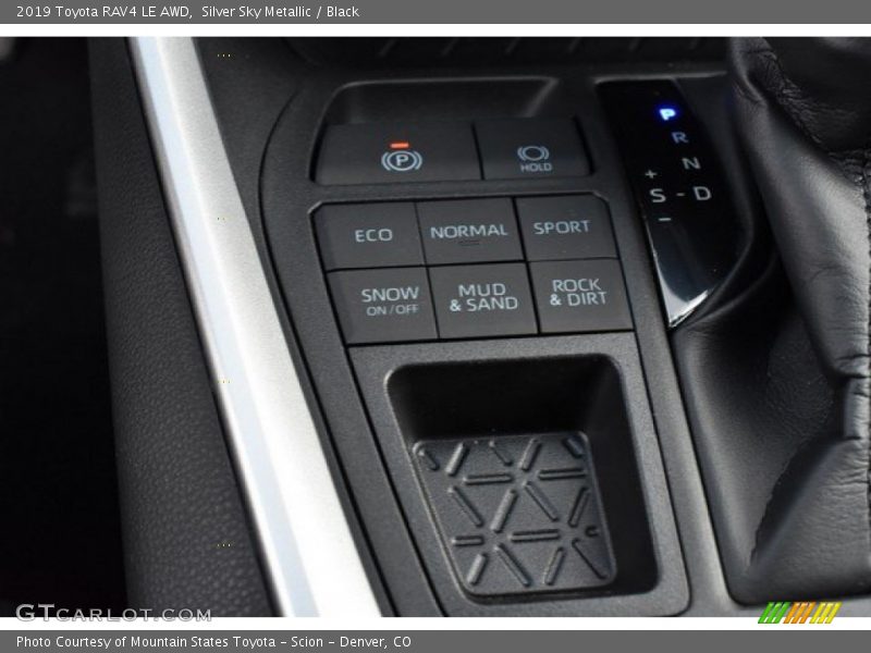 Controls of 2019 RAV4 LE AWD