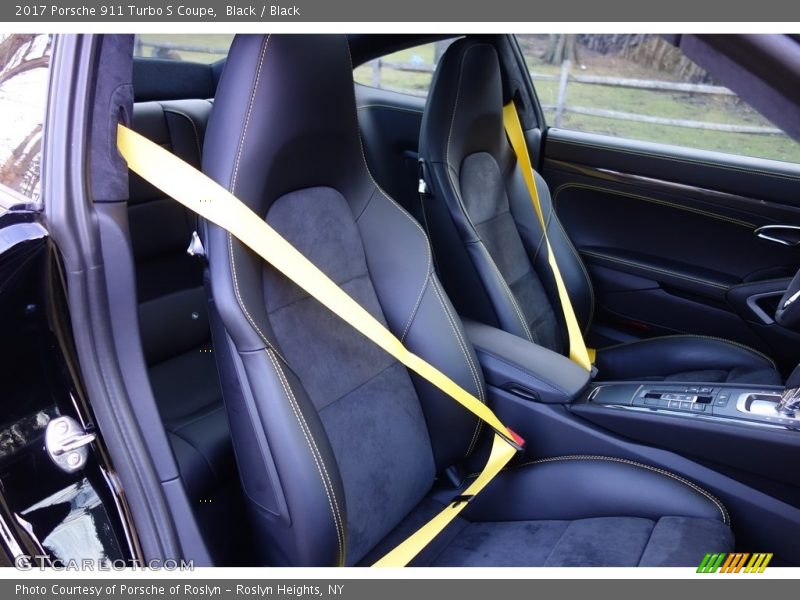 Black / Black 2017 Porsche 911 Turbo S Coupe