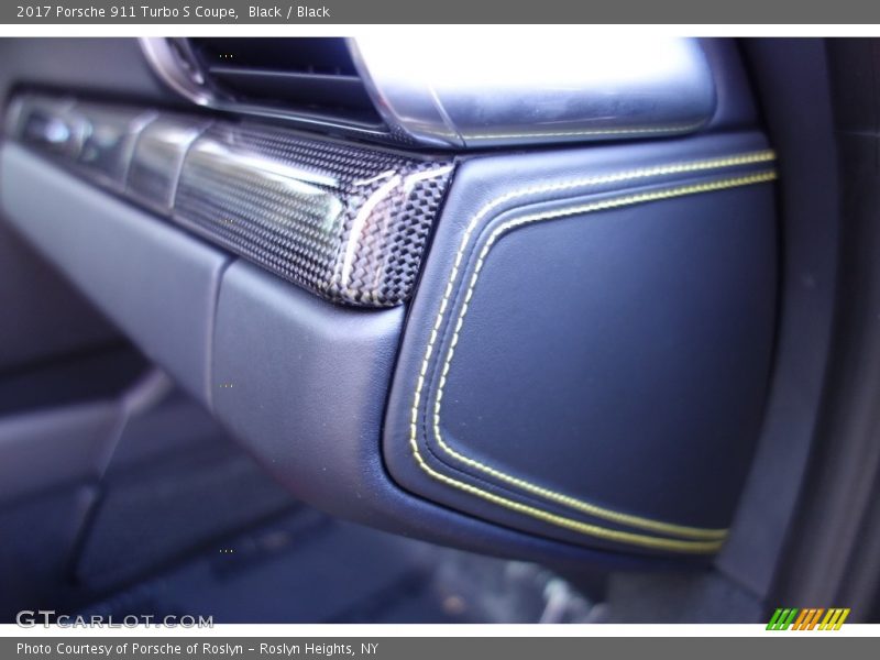 Black / Black 2017 Porsche 911 Turbo S Coupe