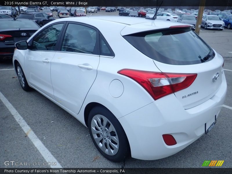 Ceramic White / Beige 2016 Hyundai Elantra GT