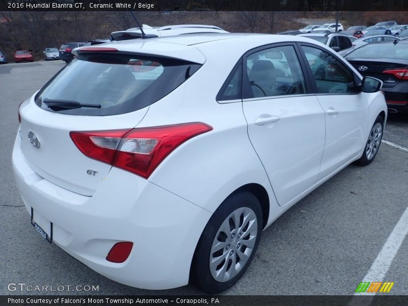 Ceramic White / Beige 2016 Hyundai Elantra GT