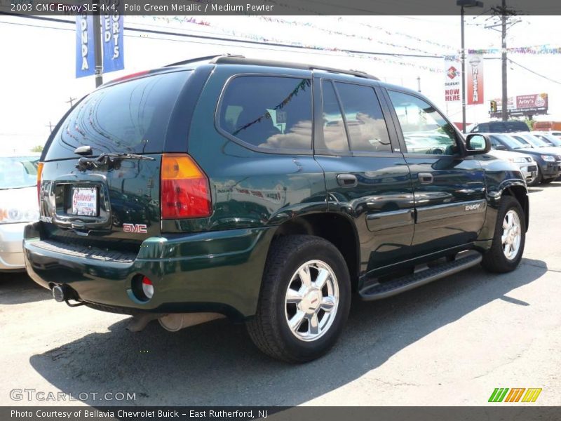 Polo Green Metallic / Medium Pewter 2003 GMC Envoy SLE 4x4