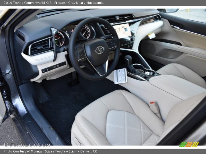  2019 Camry Hybrid XLE Macadamia Interior