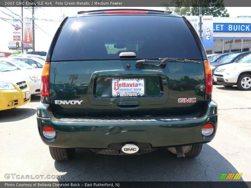 Polo Green Metallic / Medium Pewter 2003 GMC Envoy SLE 4x4