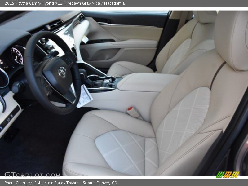 Front Seat of 2019 Camry Hybrid XLE