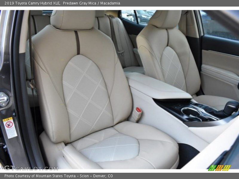 Front Seat of 2019 Camry Hybrid XLE