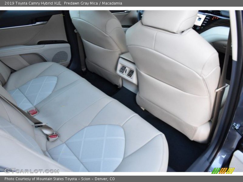 Predawn Gray Mica / Macadamia 2019 Toyota Camry Hybrid XLE