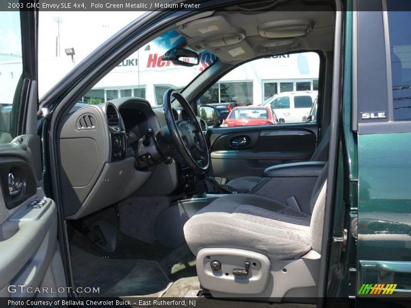 Polo Green Metallic / Medium Pewter 2003 GMC Envoy SLE 4x4