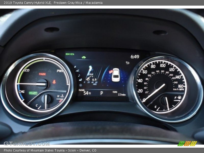  2019 Camry Hybrid XLE Hybrid XLE Gauges