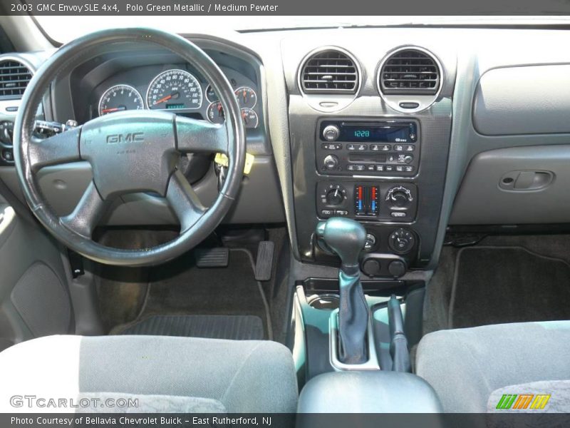 Polo Green Metallic / Medium Pewter 2003 GMC Envoy SLE 4x4