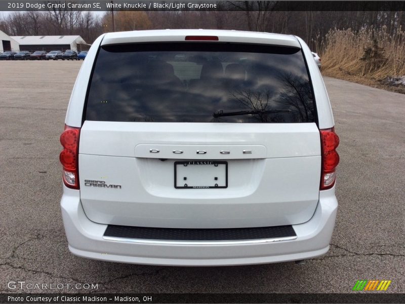 White Knuckle / Black/Light Graystone 2019 Dodge Grand Caravan SE