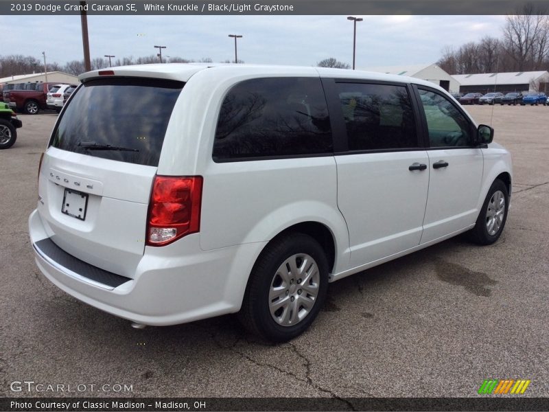 White Knuckle / Black/Light Graystone 2019 Dodge Grand Caravan SE