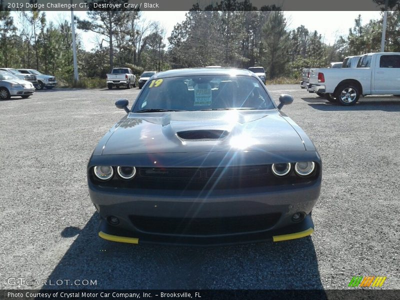 Destroyer Gray / Black 2019 Dodge Challenger GT