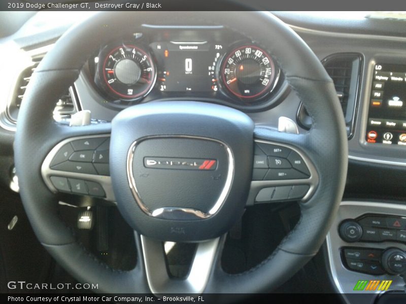Destroyer Gray / Black 2019 Dodge Challenger GT