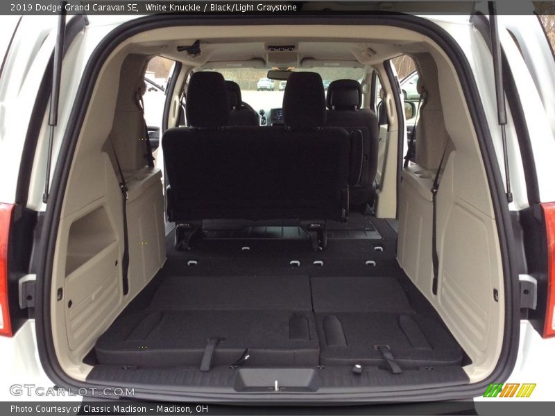 White Knuckle / Black/Light Graystone 2019 Dodge Grand Caravan SE