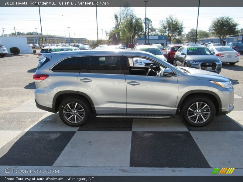 Celestial Silver Metallic / Ash 2018 Toyota Highlander XLE