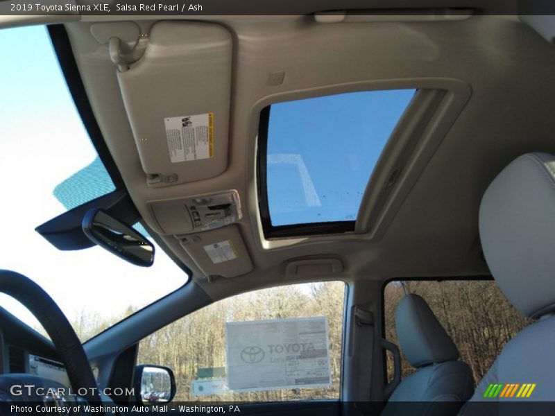 Salsa Red Pearl / Ash 2019 Toyota Sienna XLE