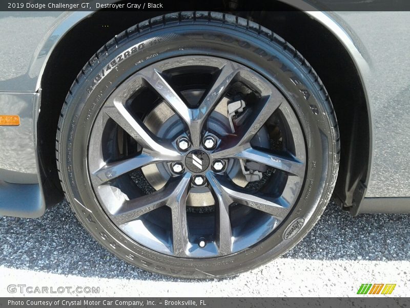 Destroyer Gray / Black 2019 Dodge Challenger GT