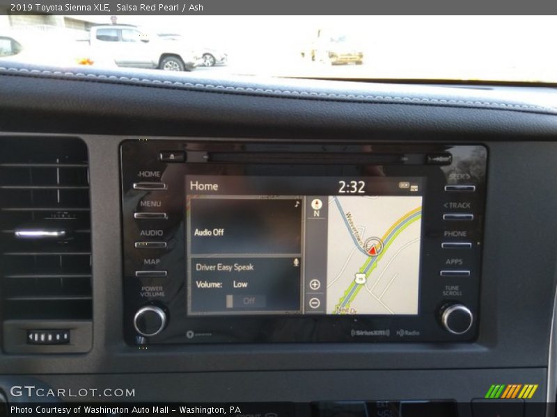 Salsa Red Pearl / Ash 2019 Toyota Sienna XLE