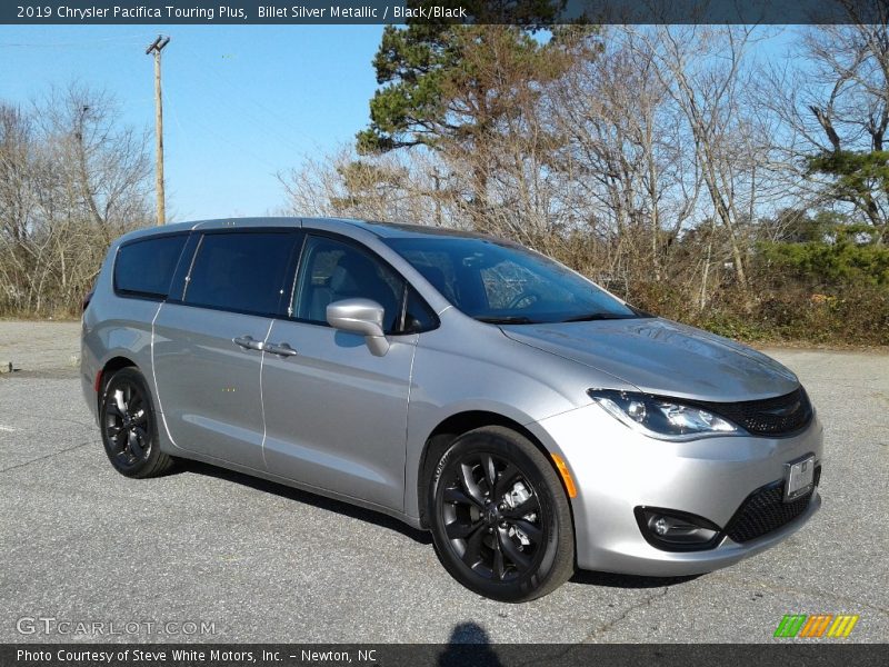 Billet Silver Metallic / Black/Black 2019 Chrysler Pacifica Touring Plus