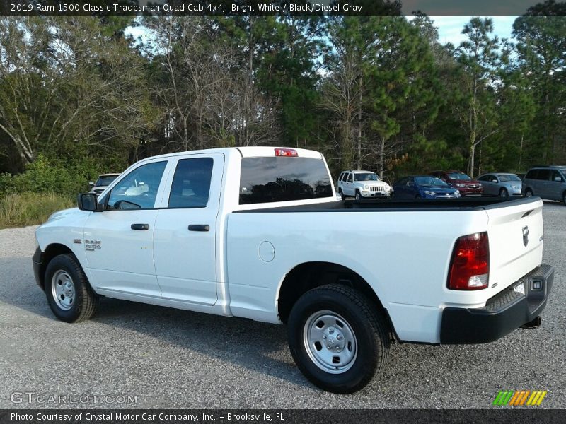 Bright White / Black/Diesel Gray 2019 Ram 1500 Classic Tradesman Quad Cab 4x4