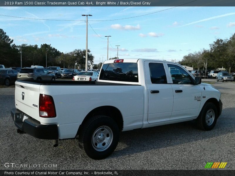 Bright White / Black/Diesel Gray 2019 Ram 1500 Classic Tradesman Quad Cab 4x4