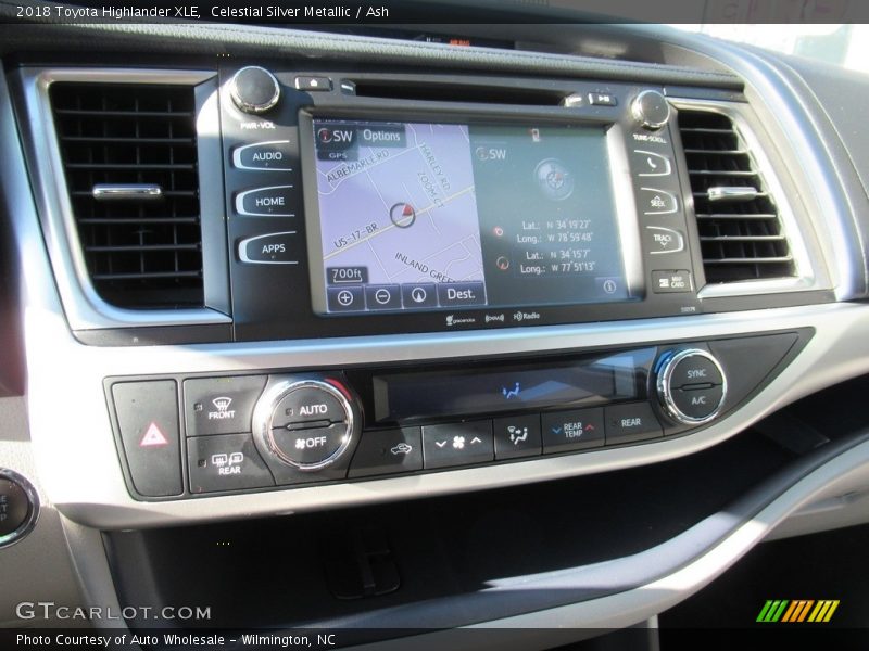 Celestial Silver Metallic / Ash 2018 Toyota Highlander XLE