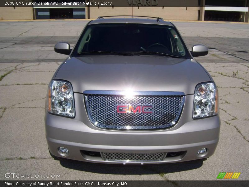 Silver Birch Metallic / Ebony 2008 GMC Yukon Denali AWD