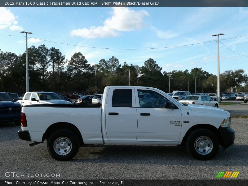 Bright White / Black/Diesel Gray 2019 Ram 1500 Classic Tradesman Quad Cab 4x4