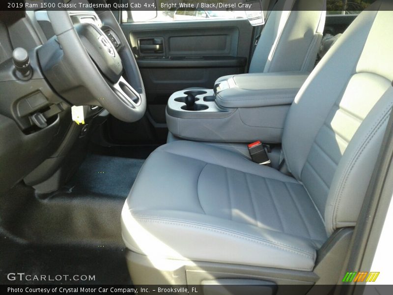 Bright White / Black/Diesel Gray 2019 Ram 1500 Classic Tradesman Quad Cab 4x4