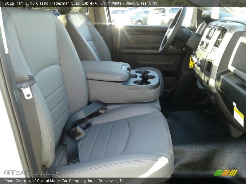 Bright White / Black/Diesel Gray 2019 Ram 1500 Classic Tradesman Quad Cab 4x4