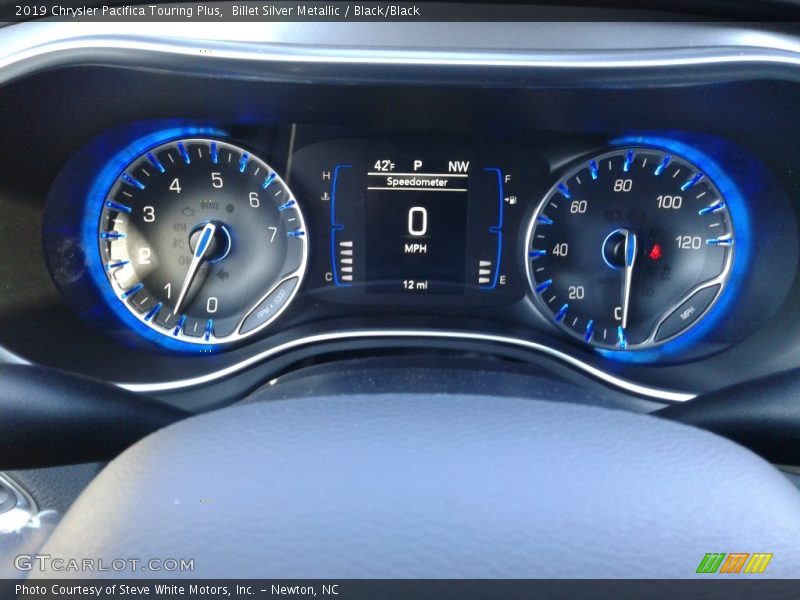 Billet Silver Metallic / Black/Black 2019 Chrysler Pacifica Touring Plus