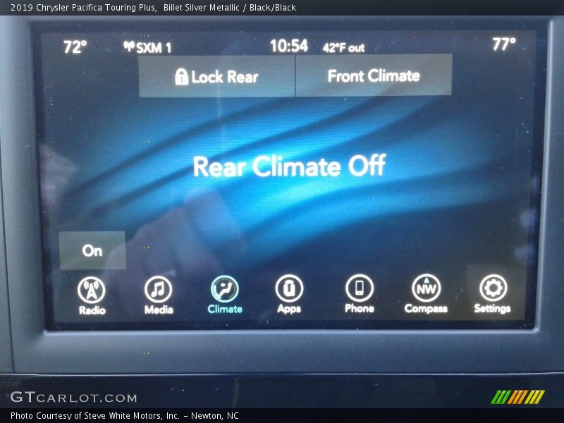 Billet Silver Metallic / Black/Black 2019 Chrysler Pacifica Touring Plus