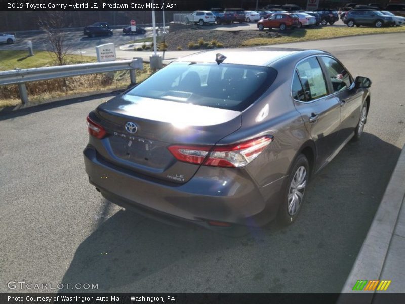 Predawn Gray Mica / Ash 2019 Toyota Camry Hybrid LE
