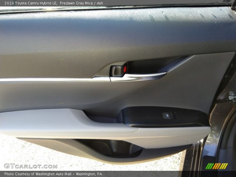 Predawn Gray Mica / Ash 2019 Toyota Camry Hybrid LE