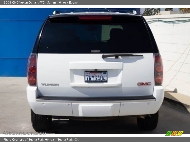 Summit White / Ebony 2008 GMC Yukon Denali AWD